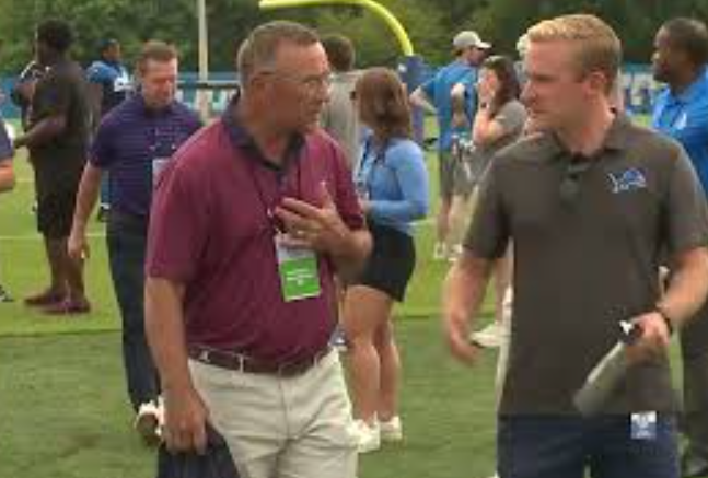 Red Wings brass pays a visit to Lions camp, hoping to grab some positivity from the NFC North champions