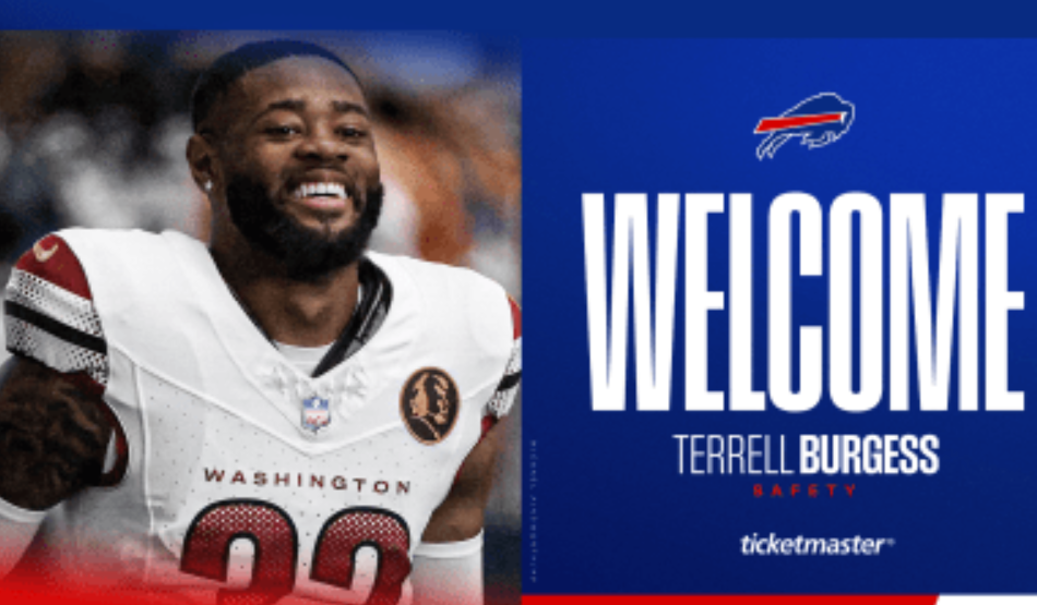 Buffalo Bills sign safety Terrell Burgess to shore up injury-depleted position