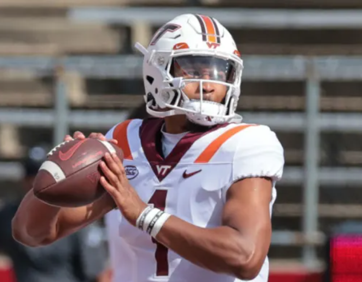 Virginia Tech quarterback Kyron Drones sends clear message to future opponents