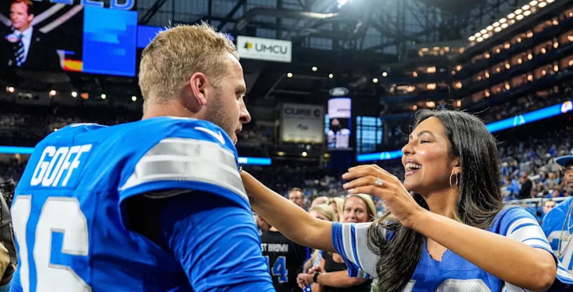 Jared Goff’s Wife Posts Strong Message After Lions QB Made NFL History